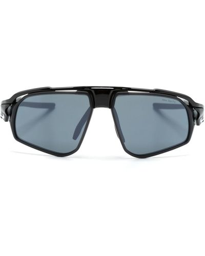 Nike Flyfree Navigator-frame Sunglasses - Blue