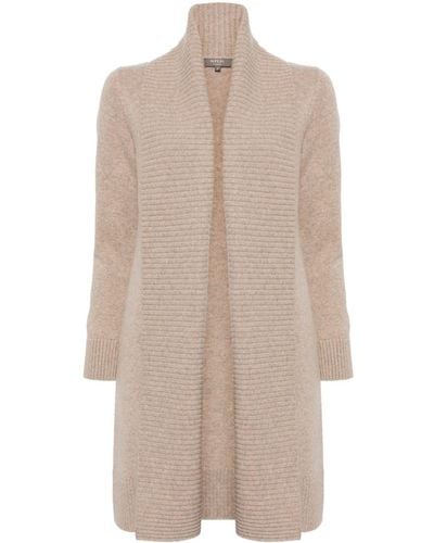 N.Peal Cashmere Abbey Cashmere Cardigan - Natural