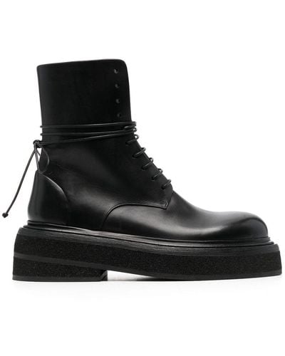 Marsèll Knee-length Combat Boots - Black