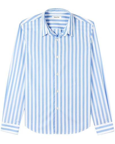 Sporty & Rich Src Striped Shirt - Blue