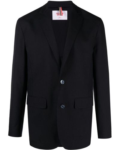 Orlebar Brown Sepher Single-breasted Wool Blazer - Black