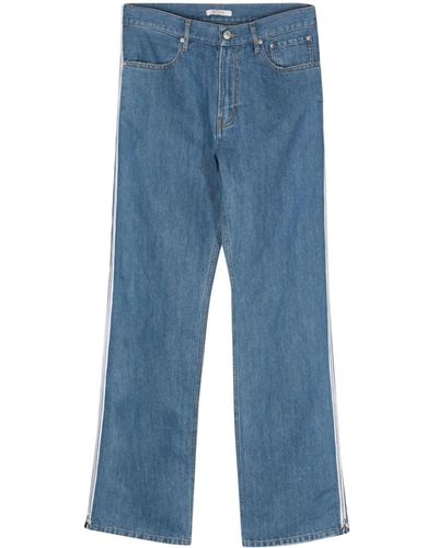Gauchère Decorative Zip-detail Jeans - Blue