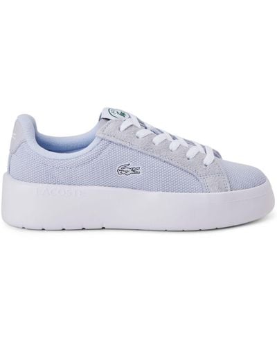 Lacoste Logo-embroidered Lace-up Sneakers - White