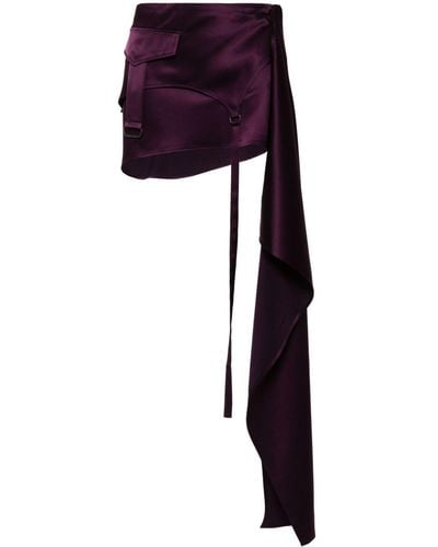 Ssheena Gara Mini Skirt - Purple
