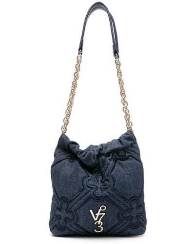 V73 Nyala Denim Shoulder Bag - Blue