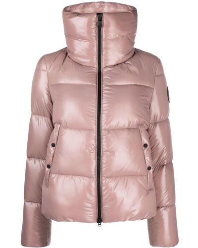 Save The Duck Isla Quilted Puffer Jacket - Pink