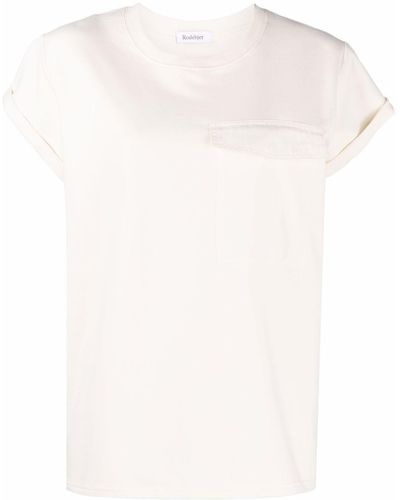 Rodebjer フラップポケット Tシャツ - ホワイト