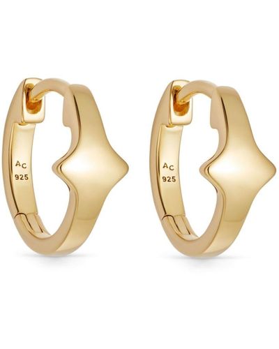 Astley Clarke Pendientes de aro huggie Gold Luna - Metálico