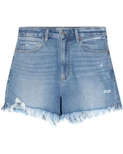 PAIGE Dani Jeans-Shorts - Blau