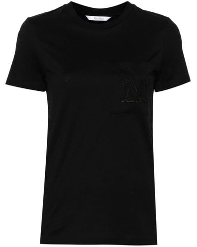 Max Mara ロゴ Tシャツ - ブラック