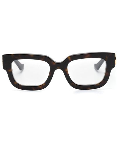 Gucci GG1548O スクエア眼鏡フレーム - ブラック