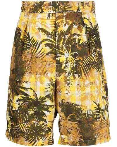 Engineered Garments Sunset Chino Shorts - Yellow