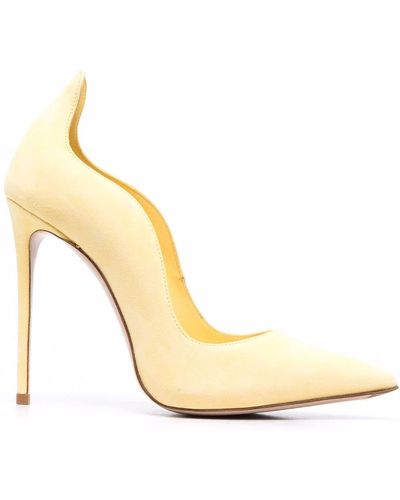 Le Silla Zapatos de tacón Ivy festoneados - Amarillo