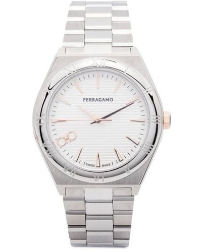 Ferragamo Vega Upper East 40mm 腕時計 - ホワイト