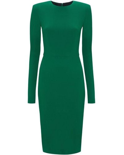 Victoria Beckham Long-sleeve T-shirt Dress - Green