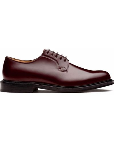 Church's Polished Binder Derby Shoes - Red
