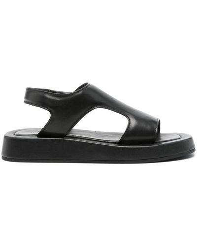 Officine Creative Patty Leather Sandals - Black