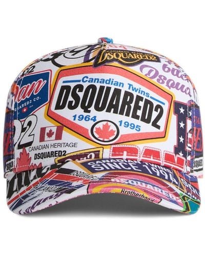 DSquared² Graphic-print Baseball Cap - Red