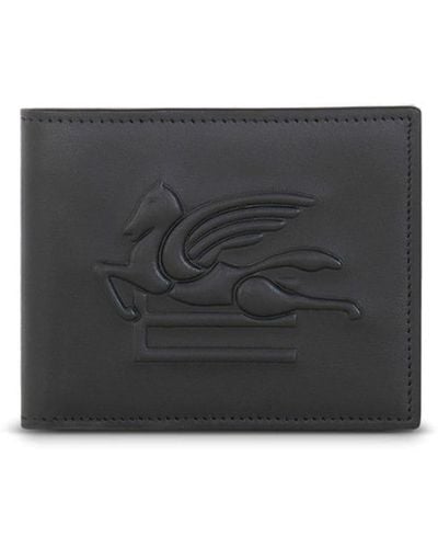 Etro Pegaso 財布 - ブラック