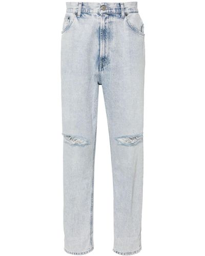 Dondup Paco Mid-rise Tapered Jeans - Blue