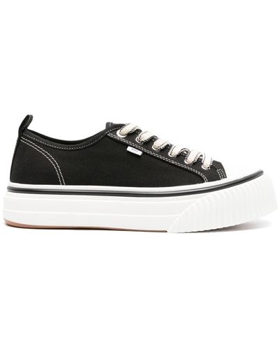 Ami Paris Sn1980 Canvas Sneakers - Zwart