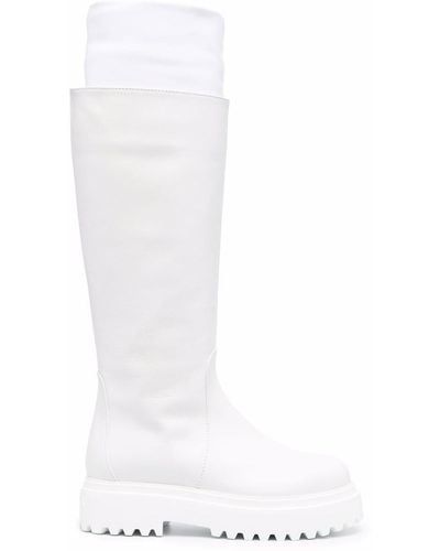 Le Silla Stivali al ginocchio Ranger - Bianco