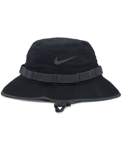 Nike Logo-print Bucket Hat - Blue