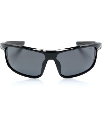 Nike Windtrack Run Rectangle-frame Sunglasses - Blue