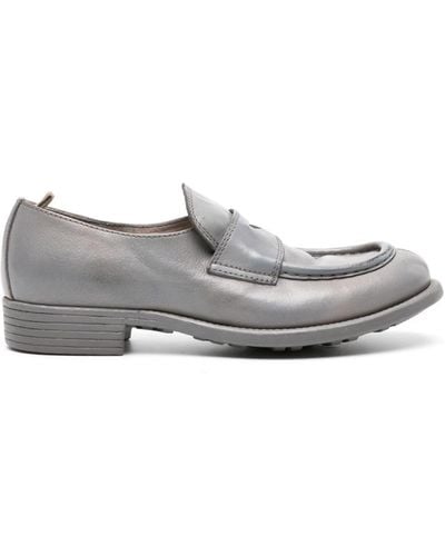 Officine Creative Calixte 020 Leather Loafers - Grey