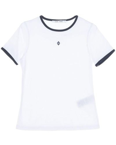 Samsøe & Samsøe Camiseta Salia slim - Blanco
