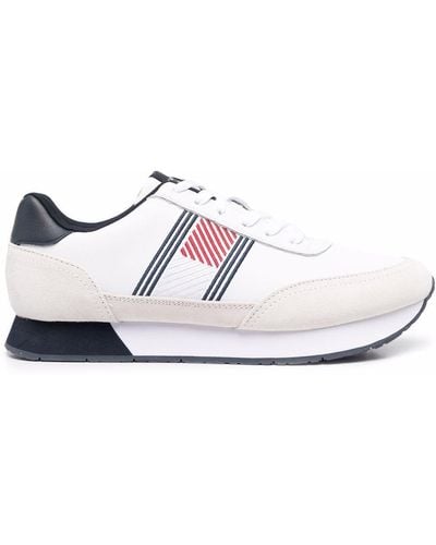 Tommy Hilfiger Embroidered-design Sneakers - White