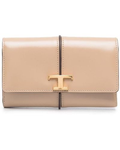 Tod's Timeless Leather Wallet - Natural