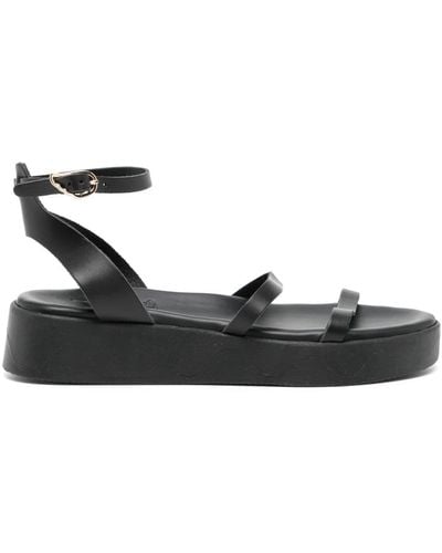 Ancient Greek Sandals Nissida 40mm Leather Sandals - Black
