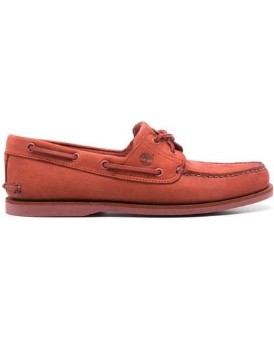 Timberland Classic 2 Eye Boat Shoe - Red