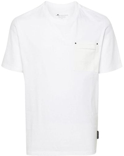 Moose Knuckles T-Shirt mit Logo-Print - Weiß