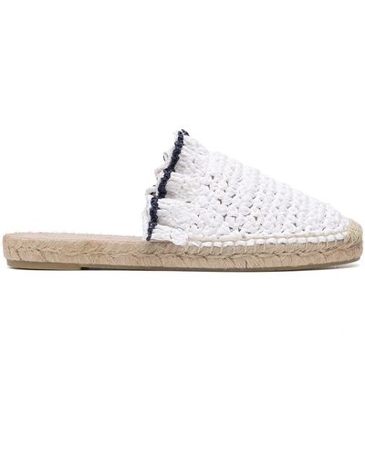 Red(V) Espadrilles con ruches - Bianco