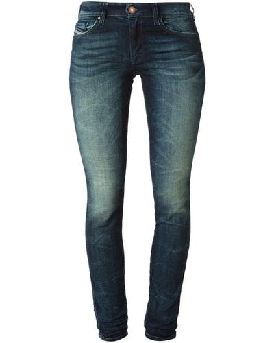 DIESEL Ausgewaschene 'Doris' Skinny-Jeans - Blau