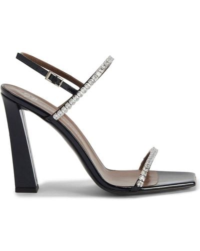 Giuseppe Zanotti Valentine 80mm Crystal-embellished Sandals - Black