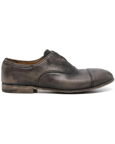 Premiata Leather Oxford Shoes - Brown