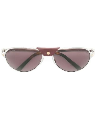 Cartier Santos de sunglasses - Marron