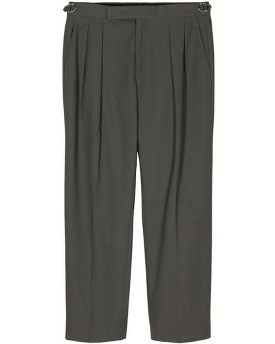 Paul Smith Double-pleat tailored trousers - Gris