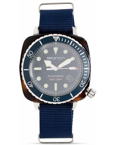 Briston Montre Clubmaster Diver Pro 44 mm - Bleu