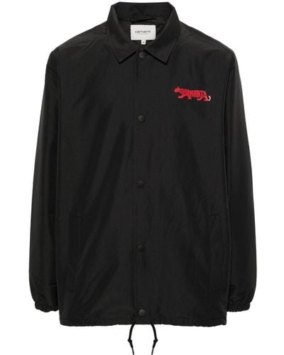 Carhartt Rocky Coach Logo-print Shirt Jacket - Black