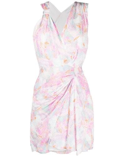 IRO Mini-jurk Met Print - Roze