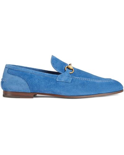 Gucci Jordaan Suède Loafers - Blauw