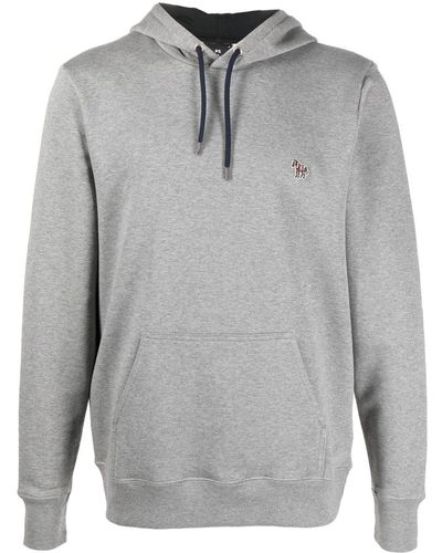 PS by Paul Smith Hoodie à patch logo - Gris