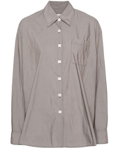 Our Legacy Camisa de popelina Borrowed - Gris