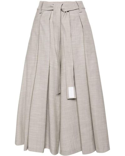 KENZO Shorts con pieghe - Bianco