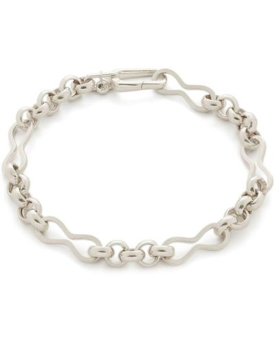 Monica Vinader Bracciale a catena Heritage - Metallizzato