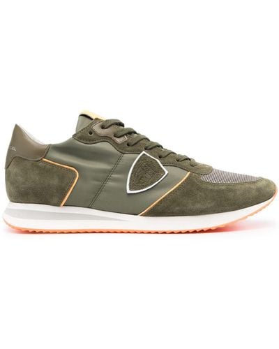 Philippe Model Trpx Leather Low-top Sneakers - Green